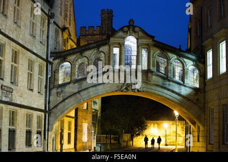 Ponte dei Sospiri, Oxford, Oxfordshire, England, Regno Unito, Europa Foto Stock
