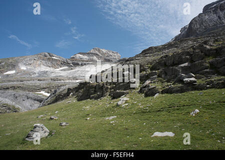 Monte Perdido, Parco Nazionale di Ordesa y Monte Perdido, Pirenei, Sapin. Foto Stock