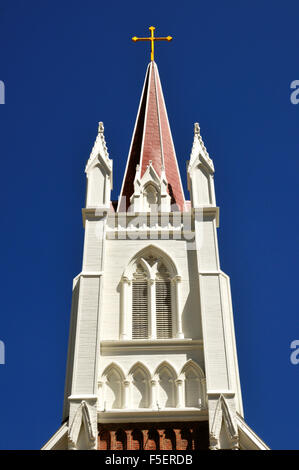 Il campanile di Santa Maria in montagna chiesa cattolica, Virginia City, Nevada Foto Stock