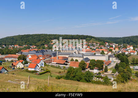 Ex monastero e la prigione, Ebrach, Steigerwald, Media Franconia, Franconia, Baviera, Germania Foto Stock