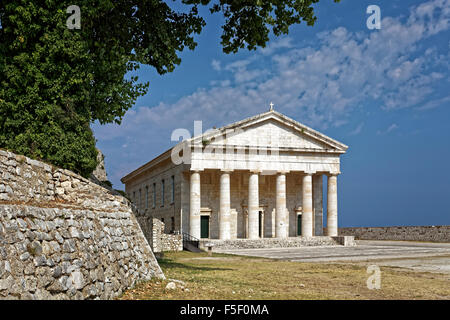 Agios Georgios chiesa basilica, Corfu' centro storico, città di Corfù, Sito Patrimonio Mondiale dell'Unesco, Corfu, Isole Ionie, Grecia Foto Stock