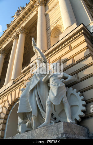 Lviv, Ucraina, Nazionale Ivan Franko Lviv UniversiÃ¤t Foto Stock