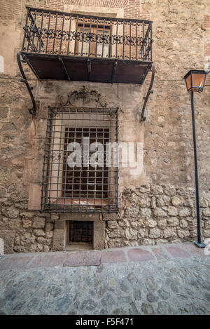 Albarracin villaggio heritage route del medioevo e stile mudéjar. Teruel Aragona, Spagna Foto Stock