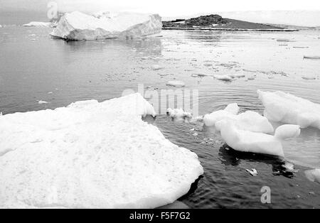 HMS Endurance British Antarctic Survey idrografiche Nave, Grahamland Antarctic British Antarctic Stonnington Base 1973 Foto Stock