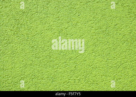 Un background strutturato da intonaco verde Foto Stock