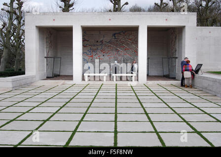 Militari USA il Cimitero e memoriale Margraten vicino a Maastricht, Paesi Bassi Foto Stock