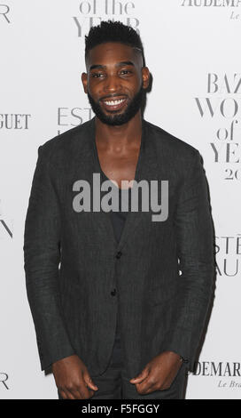 Londra, Regno Unito. 3 Novembre, 2015. Tinie Tempah assiste il Harper's Bazar Donna dell'anno dei premi al Claridges. Credito: Ferdaus Shamim/ZUMA filo/Alamy Live News Foto Stock