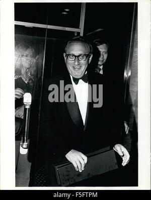 1972 - Dott. Henry Kissinger: il Segretario di Stato americano. © Keystone Pictures USA/ZUMAPRESS.com/Alamy Live News Foto Stock