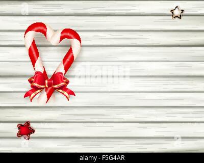 Natale candy canes. EPS 10 Illustrazione Vettoriale