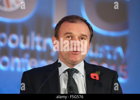 George eustice, il partito conservatore britannico politico, mp per camborne e redruth, ministro per l'agricoltura. Foto Stock