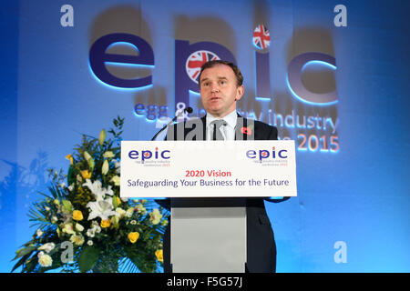 George eustice, il partito conservatore britannico politico, mp per camborne e redruth, ministro per l'agricoltura. Foto Stock