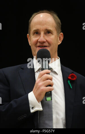 Kevin hollinrake, un partito conservatore britannico politico e membro del parlamento di thirsk e malton. fotografato in corrispondenza di un estremo Foto Stock