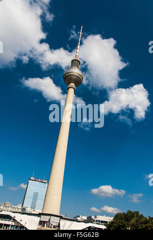 La torre della TV di Berlino Foto Stock