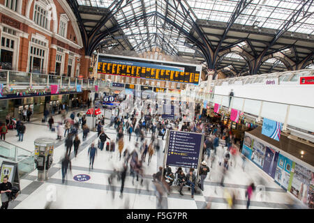 Dalla stazione di Liverpool street Foto Stock