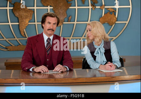 L'anchorman 2; La leggenda continua 2013 Paramount Pictures film con Christina Applegate ha e Will Ferrell Foto Stock
