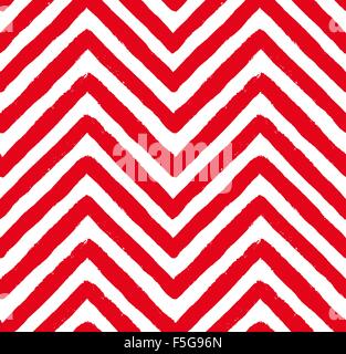 Vettore chevron rosso modello senza giunture Illustrazione Vettoriale