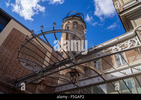 Maison Jules Verne, Jules Verne's house, costruita 1845-54, Rue Charles Dubois, Amiens, Somme Picardia, Francia Foto Stock