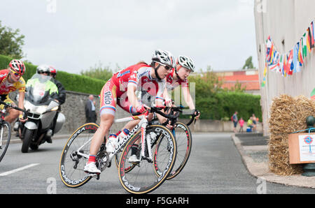 Route de France femminile, corsa in bicicletta, Mouilleron-en-Pareds Foto Stock