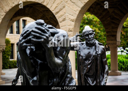 Sculputres presso la Stanford University Campus Foto Stock