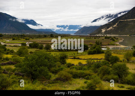 Basum lake in Tibet, in Cina Foto Stock