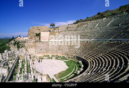 Turchia, Efeso, teatro romano Foto Stock