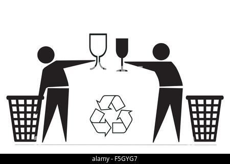 Vita di famosi simboli Illustrazione Vettoriale