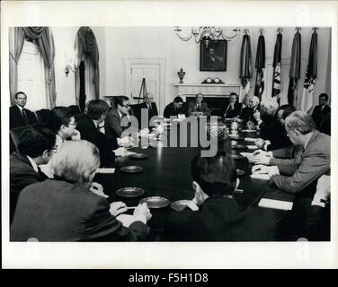 1982 - Il Vice Presidente George Bush Sr. presiede Congressional Leadership meeting. © Keystone Pictures USA/ZUMAPRESS.com/Alamy Live News Foto Stock