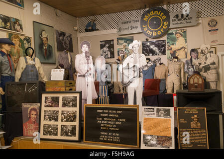 Ernest Tubb record store in Nashville Tennessee TN Foto Stock