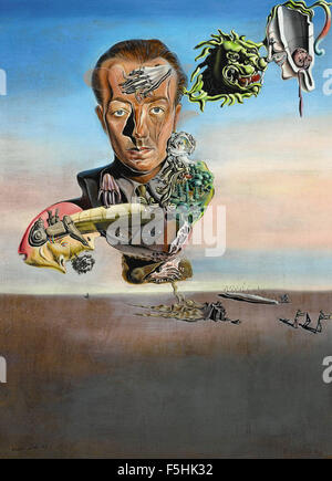 Salvador Dali - Ritratto de Paul Éluard Foto Stock