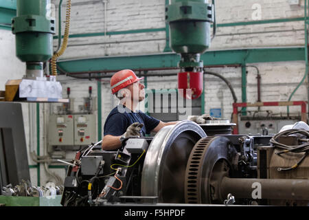 Berlino, Germania, l'officina principale della S-Bahn Berlin in Berlin-Oberschoeneweide Foto Stock