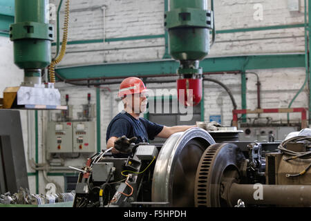 Berlino, Germania, l'officina principale della S-Bahn Berlin in Berlin-Oberschoeneweide Foto Stock