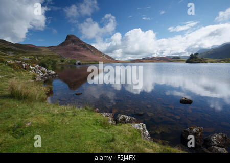 Cregennan laghi. Parco Nazionale di Snowdonia. Gwynedd. Il Galles. Regno Unito. Foto Stock