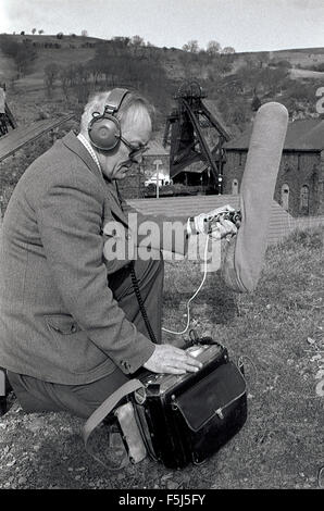 La sciopero dei minatori nel 1984/85 durato un anno intero. Il box nel Galles del Sud bacino è stato un importante datore di lavoro. Foto Stock