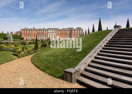 Il Privy Garden, Hampton Court Palace, Richimond upon Thames, Surrey, Regno Unito Foto Stock