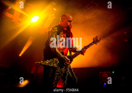 Milano, Italia. 5 Novembre, 2015. Cacciatrice performing live all'Alcatraz di Milano, Italia, il 5 novembre 2015 Credit: Mairo Cinquetti/Alamy Live News Foto Stock