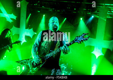 Milano, Italia. 5 novembre, 2015. cacciatrice performing live all'Alcatraz di milano, Italia, il 5 novembre 2015 credit: mairo cinquetti/alamy live news Foto Stock