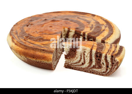 Cioccolato Torta di marmo Foto Stock