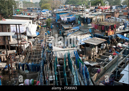 L'immagine di Dhobi Gaht in Mumbai, India Foto Stock