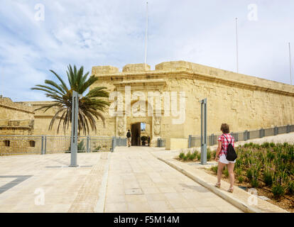 Couvre Porte nella vittoriosa Birgu Foto Stock