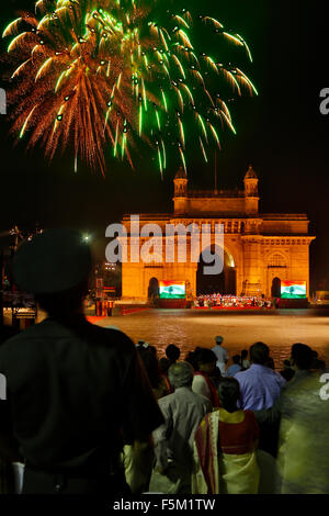 Gateway of India sull esercito day celebrazione, Mumbai, Maharashtra, India, Asia Foto Stock