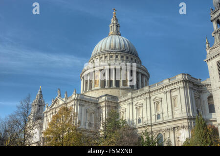 La Cattedrale di St Paul, Londra. Chiesa di Londra Foto Stock