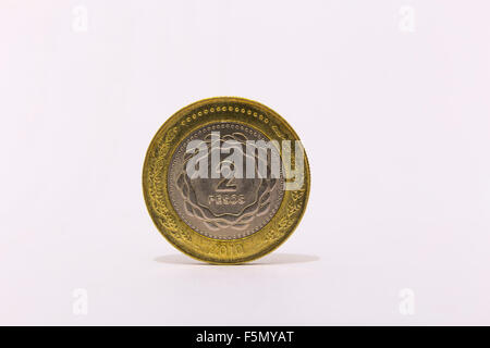 Argentina " due pesos' Coin Foto Stock