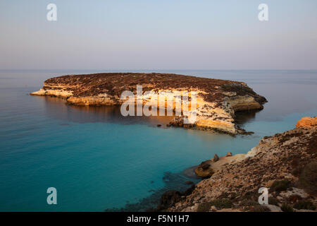 Isola dei Conigli a Lampedusa, Sicilia, Italia Foto Stock