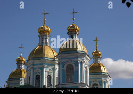 San Nicola Cattedrale navale a San Pietroburgo, Russia Foto Stock