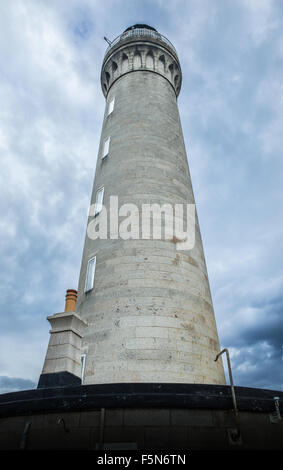 Faro a Ardnamurchan punto, la più occidentale terreno sul territorio continentale del Regno Unito Foto Stock