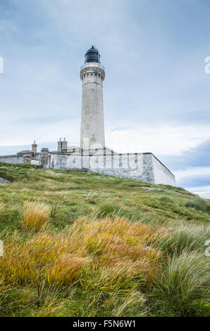 Faro a Ardnamurchan punto, la più occidentale terreno sul territorio continentale del Regno Unito Foto Stock