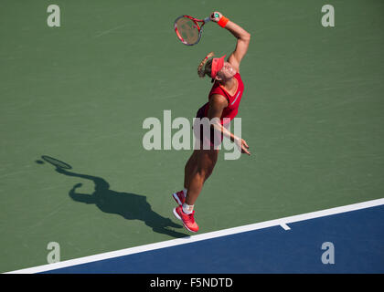 Angelique Kerber (GER) al 2015 US Open di Flushing Meadows ,USTA Billie Jean King National Tennis Center di New York, STATI UNITI D'AMERICA, Foto Stock