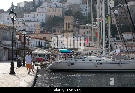 Hydra Island in Grecia Foto Stock