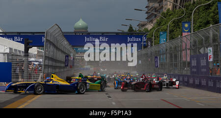 Malaysia, Putrajaya. 7 Nov 2015. Durante il giorno della gara per il Round 2 FE 2015 Putrajaya ePrix. Sharkawi Che Din/Alamy Live News Foto Stock