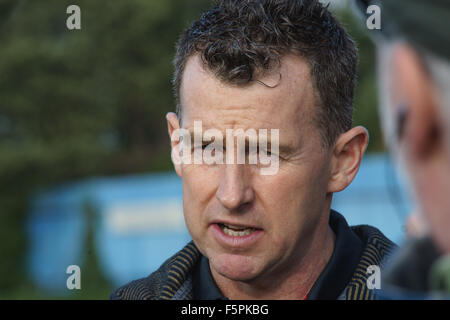 Nigel Owens, Gallese internazionalmente rinomata rugby arbitro Foto Stock